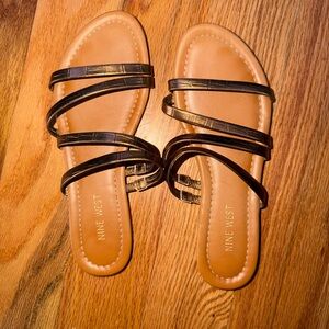 Nine West Leonna Bronze Sandals